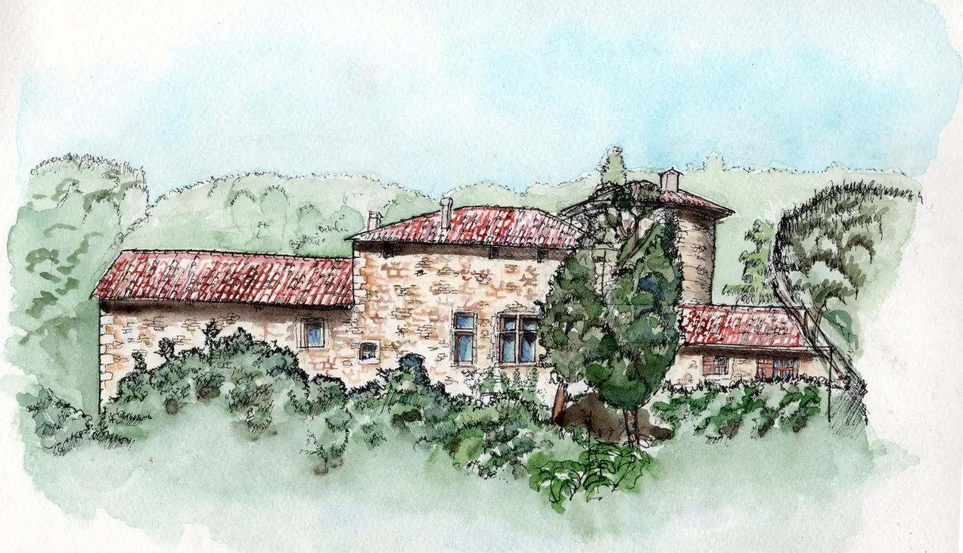 Chateau du Pin - vue éloignée [33